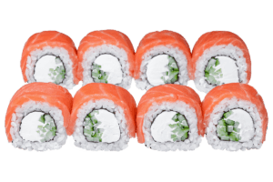 Роли Філадельфія з копченим лососем Ебоші суші Буковель