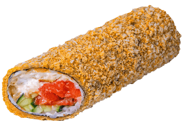 Суші шаурма з копченим лососем XL в Ебоші суші в Буковелі