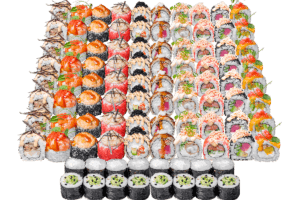 Сет Трьошка Ебоші суші в Буковелі