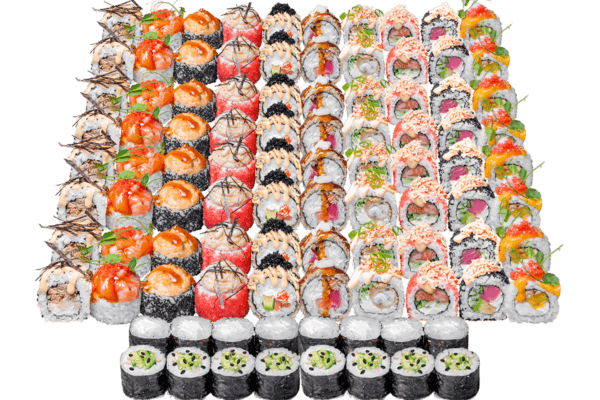 Сет Трьошка Ебоші суші в Буковелі