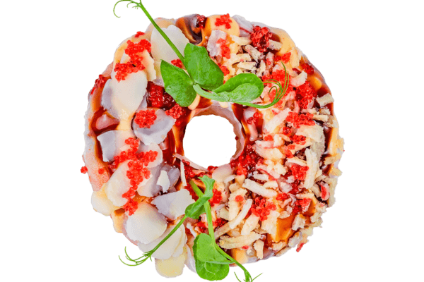 Суші пончик з креветкою та сніговим крабом Ебоші суші в Одесі