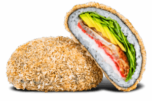 Суші бургер з вугром в Ебоші суші Буковель