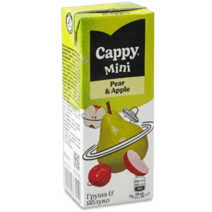Сік Cappy груша та яблуко в Ебоші суші Буковель