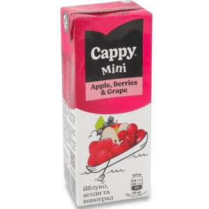 Сік Cappy яблуко та ягоди в Ебоші суші Буковель