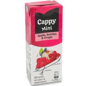 Сік Cappy яблуко та ягоди в Ебоші суші Буковель