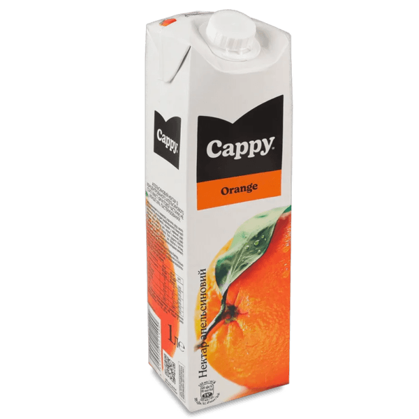 Cappy апельсиновий нектар в Ебоші суші Буковель